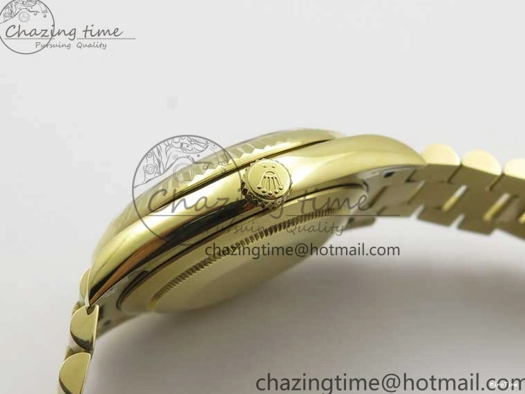 MiroTime 0220 Day-Date 40mm 228239 BP New Dial Version 904 YG Silver Roman Markers Dial on SS President Bracelet A Popular 2806